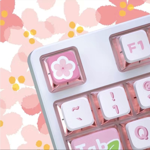 DAREU 118-Key Peach Diffuse Keycap Set - ASA Profile & Dye Sublimation! - Picture 5 of 8